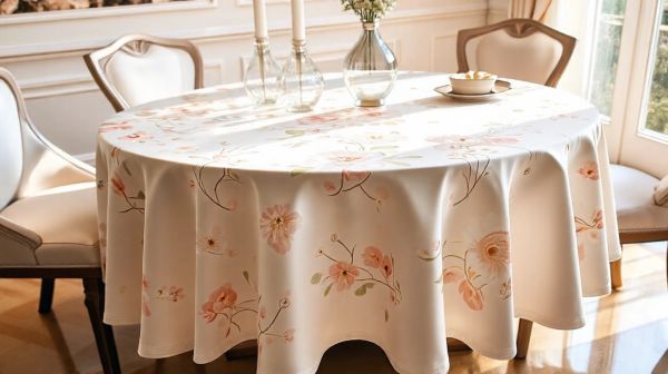 Les meilleures nappes rondes design pour sublimer votre table