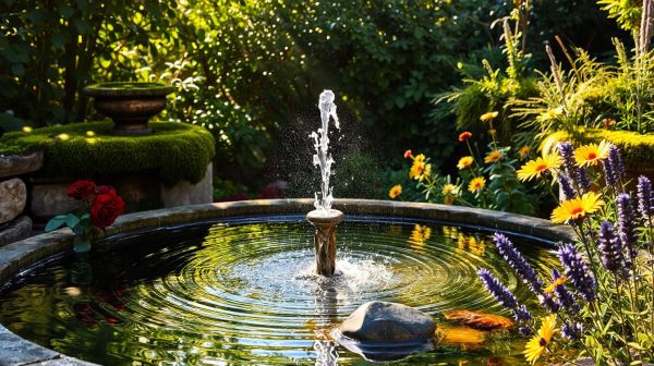 Top idées pour intégrer une fontaine de jardin relaxante